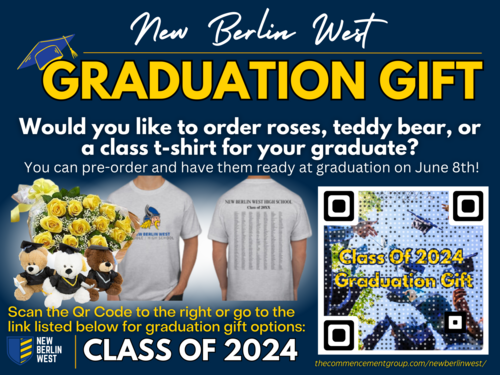 Order Your Gift to the Graduate! (Posted 2/20/24)
