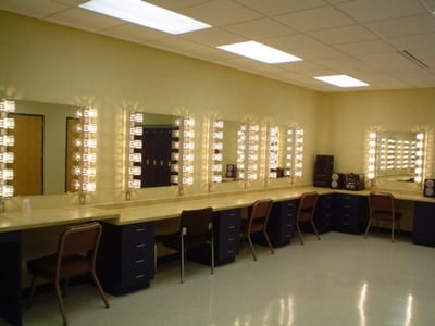 dressing rooms