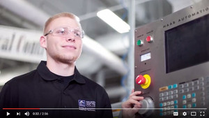 Dustin is creating a future for himself in manufacturing, a high-demand career field