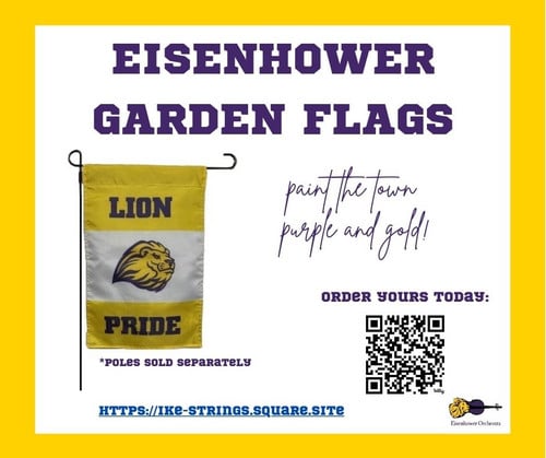 Eisenhower Garden Flags available online (Posted 9/9/2025)