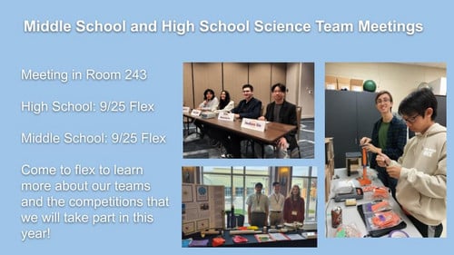 Eisenhower Science Team (Posted 9/9/2025)