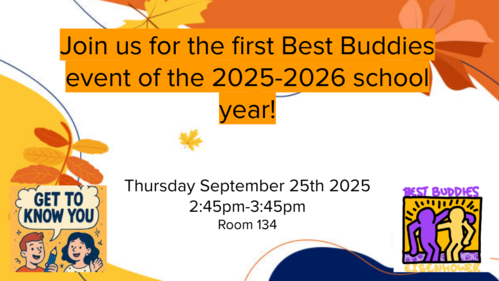 Best Buddies Event! (Posted 9/16/2025)