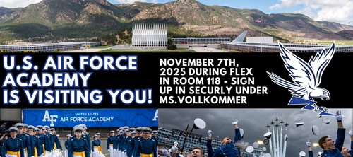 U.S. Air Force Academy College Visit (Posted 10/3/25)