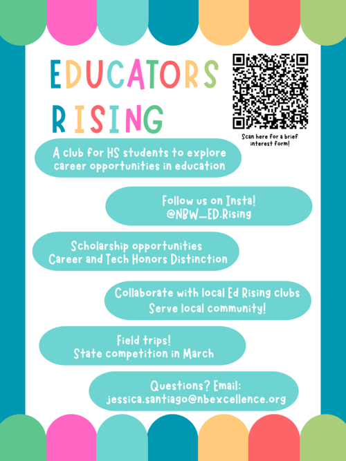 Educators Rising is inviting new members! (Posted 10/10/25)