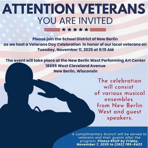 Attentions Veterans You Are Invited! (Posted 10-16-25)