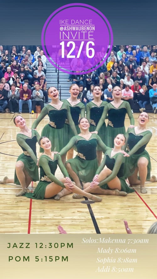 Ike Dance to Compete at Ashwaubenon High School (Posted 12/4/2025)