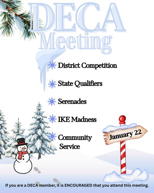 DECA Meeting (Posted 1/5/2026)
