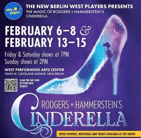 The New Berlin West Players Presents  Rodgers & Hammerstein's Cinderella (Posted 12/15/25)