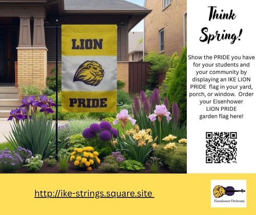 Think Spring! IKE garden flags for sale (Posted 1/20/26)