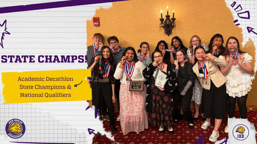 Academic Decathlon Wins State Championship! Qualifies for Nationals! (Posted 3/4/2026)