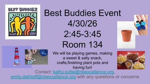 Best Buddies April Event 4/30/26 (Posted 4/10/2026)