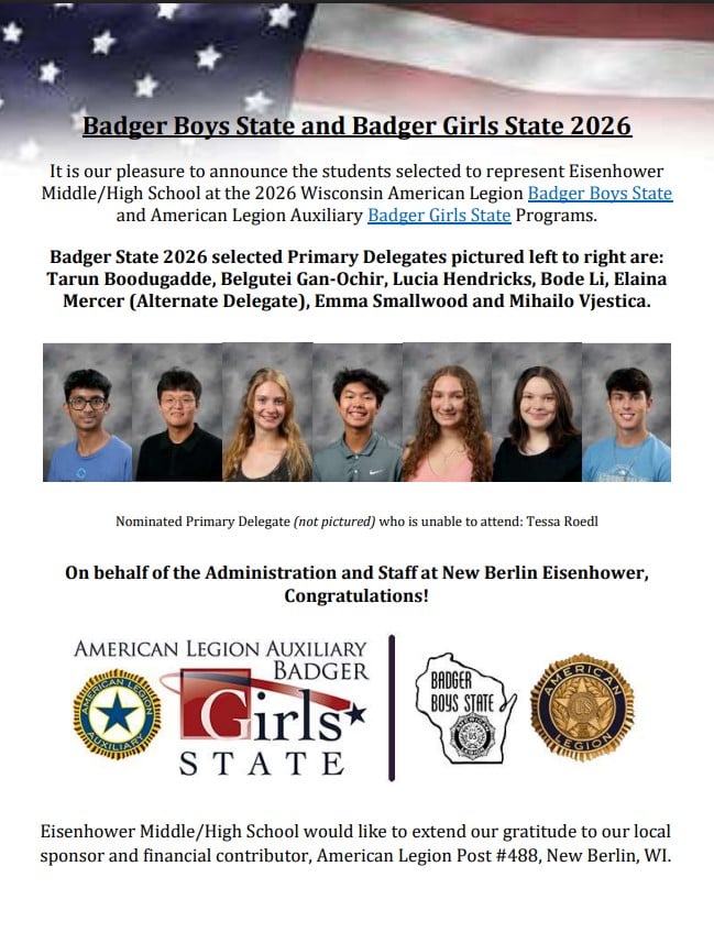 Badger Boys State and Badger Girls State