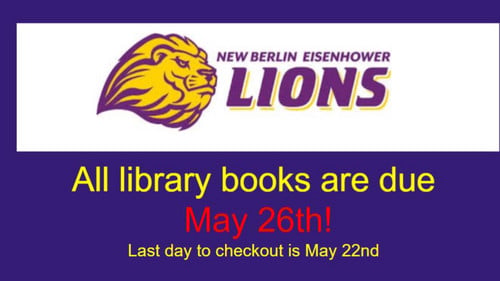 Learning Commons End of the Year Information (Posted 5/19/2026)