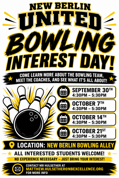 Bowling Club Interest Day (Posted 8/31/2026)