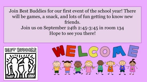 Best Buddies Event (Posted 9/14/2026)