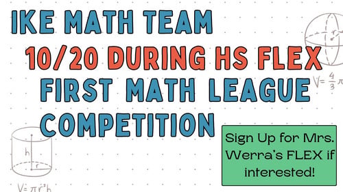 Math Team Competition (Posted 10/16/2026)