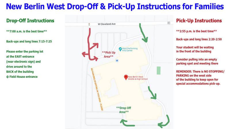 Parking Info @ New Berlin West Middle/High School