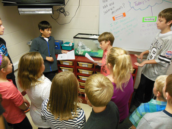 6th Grade Buddies' Science Fair - Photo Number 1